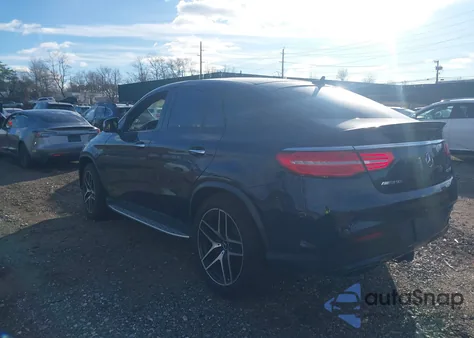 2019 Mercedes-Benz Amg Gle 43 Coupe 4Matic z USA, uszkodzony, nr VIN 4JGED6EB5KA135667